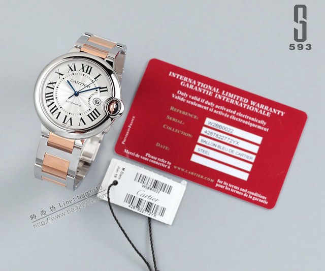 卡地亞專櫃爆款手錶 Cartier經典款593-FACTORY複刻表 卡地亞機械男裝腕表  gjs1866